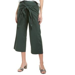 CROSBY BY MOLLIE BURCH Green Dorothy Tie Front Culotte Capris Women’s Small